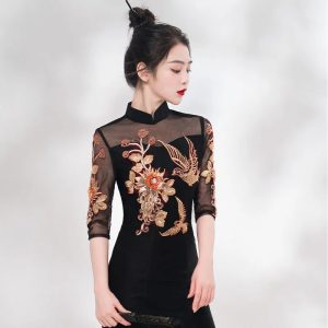 Chinese dress |exquisite modern cheongsam dress |qipao dress for Party |elegant evening dress |charming |sleeveless, elastic |gift for women